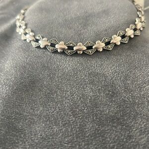 Tanzanite sterling silver bracelet